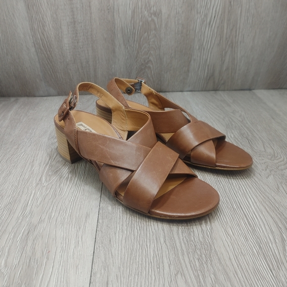 Paul‎ Green Reese Slingback Sandal Strappy Tan Sling Back Open Toe UK 4.5 US 7 - Picture 1 of 13